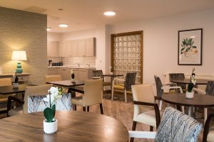 Dining at Alderbrook Care Home in Leeds