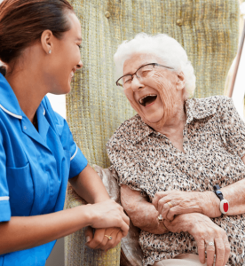 Residents at Alderbrook Care Home in Leeds