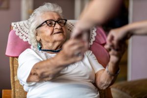 Residents at Alderbrook Care Home in Leeds